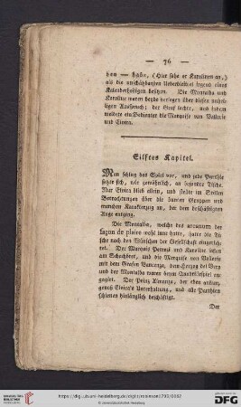 Eilftes Kapitel