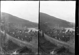 Miltenberg Ortsansicht Blick zur Mildenburg