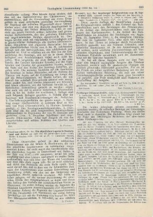 330-332 [Rezension] Freiburger Diözesan-Archiv. N. F., 28. u. 29. Bd