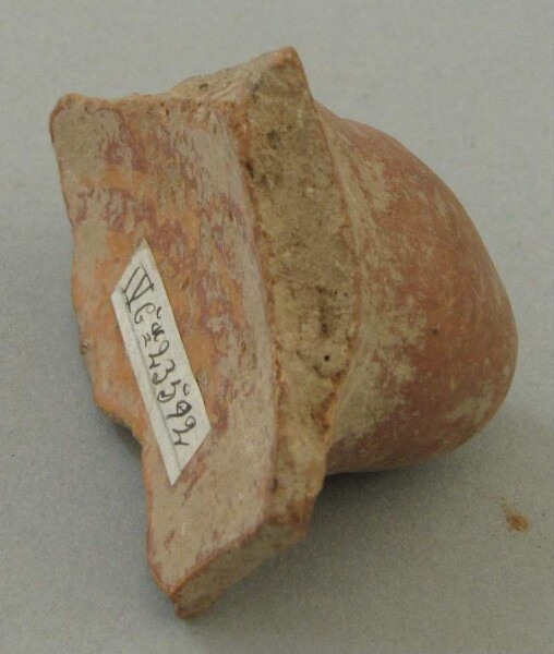 Clay shard of a vessel