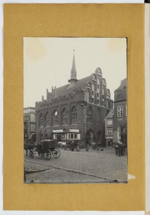 Rathaus, Marienburg: Ansicht (aus: Skizzen- und Fotoalbum 20)
