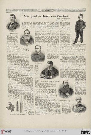 Vom Kampf der Buren ums Vaterland