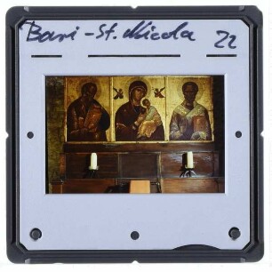 Bari, S. Nicola,Andrea Rizo da Candia, Tryptichon