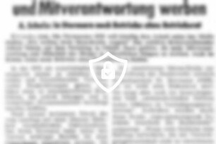 SPD will für mehr Mitarbeit und Mitverantwortung werben