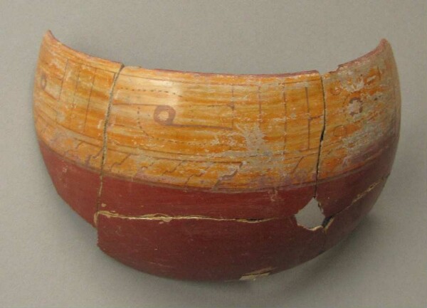 Fragment of a clay vessel