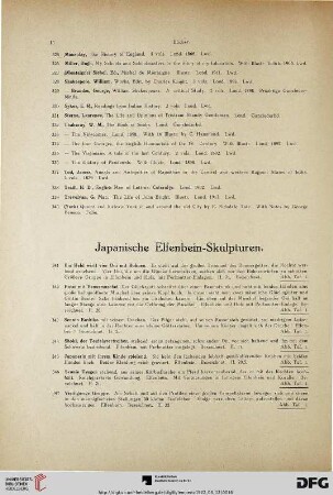 Japanische Elfenbein-Skulpturen (Nr. 341-376)