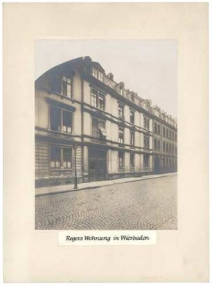 Max Regers Wohnhaus in Wiesbaden