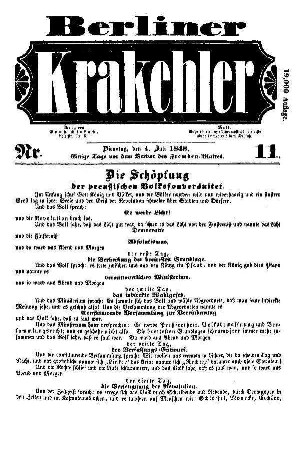 No 11.: No 11, 04.Juli 1848