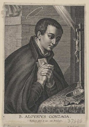 Bildnis des B. Aloysiuvs Gonzaga