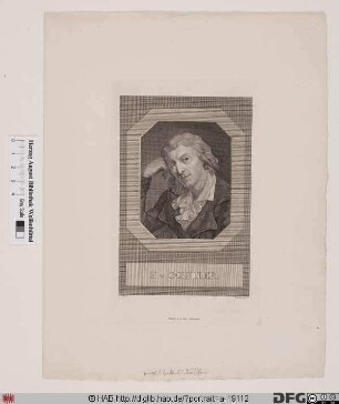 Bildnis (Johann Christoph) Friedrich Schiller (1802 von)