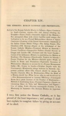 Chapter XIV. The missions: Roman catholic and protestant