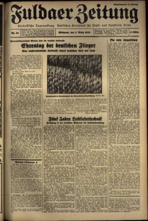 Ausgabe vom Mittwoch, den 02. März 1938.