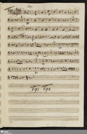 692. Aria: Fra mille pensieri / Galuppi, B.