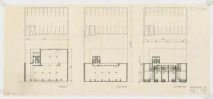Wohn- und Geschäftshaus Bundesallee 18, Berlin-Wilmersdorf: Grundrisse 1:200