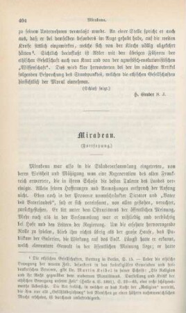 404-432 Mirabeau : Fortsetzung