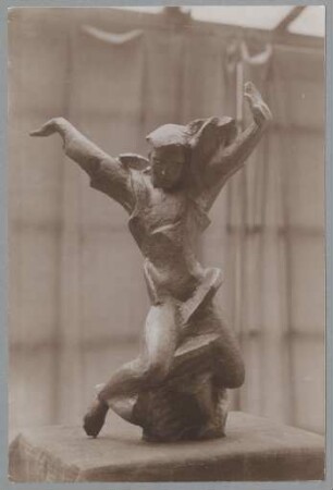 Genius für das Grabmal Busoni, 1922, Gips