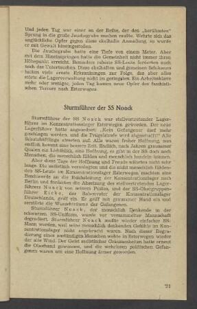 Sturmführer der SS Noack