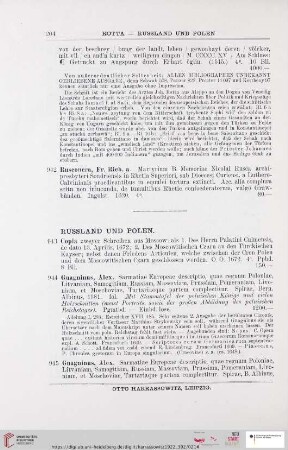 Russland und Polen (Nr. 943 - 955)