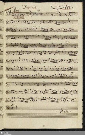 84. Aria: Si voi siete / Piccinni, N.