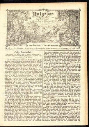 Ausgabe vom Sonntag, den 10. Mai 1903.