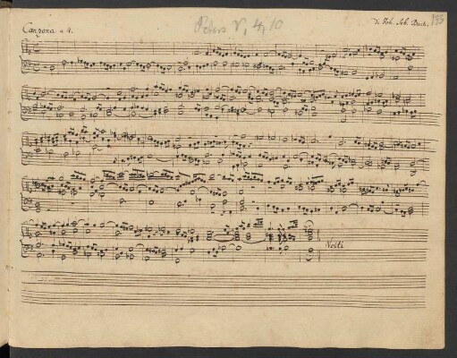 Kanzonen (instr.); cemb; d-Moll, BWV 588