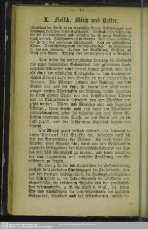 X. Fleisch, Milch und Butter