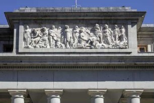 Ferdinand VII. empfängt die Tribute der Minerva und der Schönen Künsten