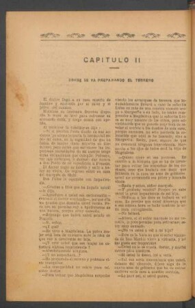 Capítulo II - Donde se va preparando el terreno