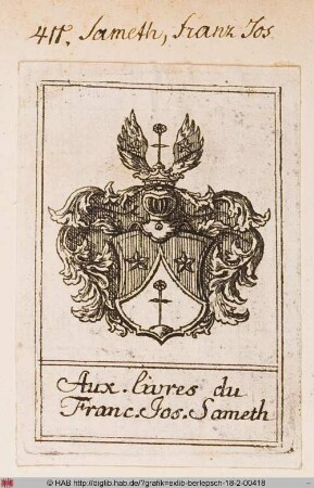 Wappen des Franz Joseph Sameth