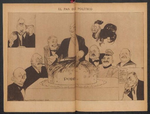 El pan dulce político - [Caricatura]