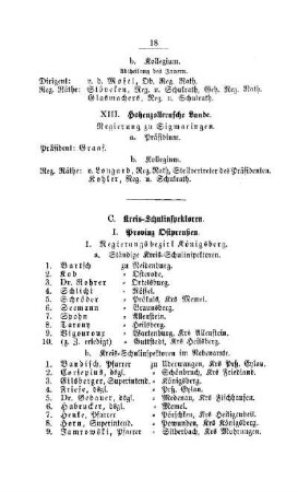 Kreis-Schulinspektoren