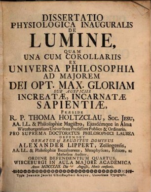 Diss. ... de lumine