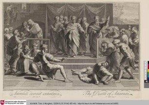 Ananias corruit exanimis; [Tod des Ananias]