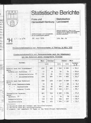Straßenverkehrsunfälle mit Personenschaden in Hamburg im März 1979 : Lfd. Nr. 24