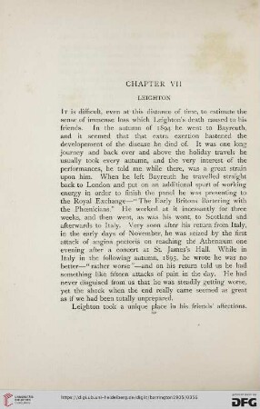 Chapter VII: Leighton
