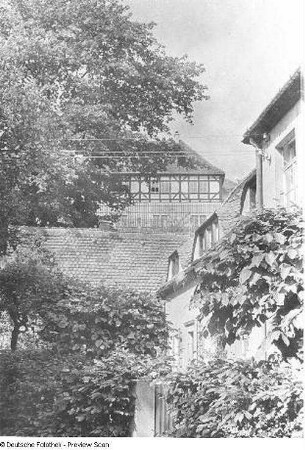 Blick auf das ehemalige kurfürstliche Weingut Hoflößnitz