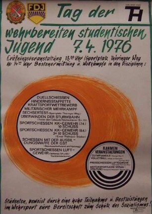 "Tag der wehrbereiten studentischen Jugend am 07.04.1976"