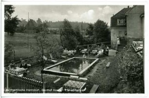 Herrndorf. Gasthof Hasse, Planschbecken