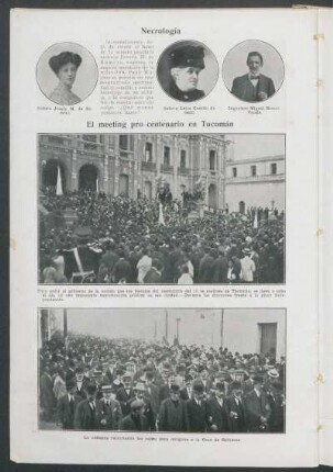 El meeting pro-centenario en Tucumán