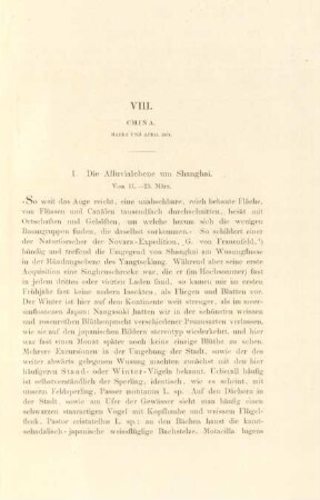 VIII. China. Maerz und April 1861