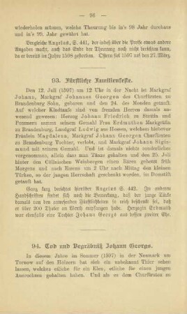 94. Tod und Begräbnis Johann Georgs