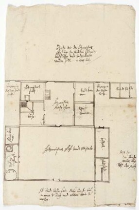 Waldau, Hof des Hetzmeisters, Plan