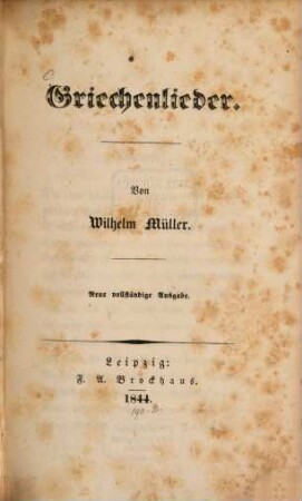 Griechenlieder