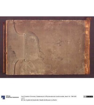 Skizzenbuch & Rückendeckel & Außenseite