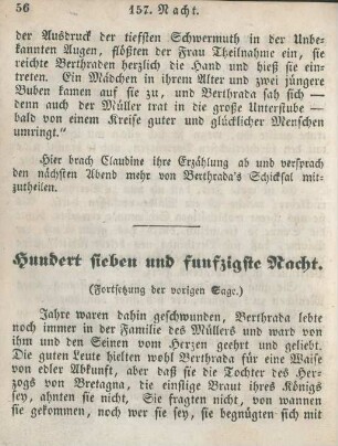 Hundert sieben und funfzigste Nacht