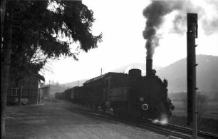 Lok 21, G(St) 305, Stückgut Ein- und Ausladen auf dem Bahnhof Mühringen