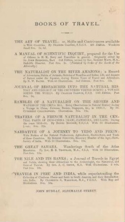 Books of travel