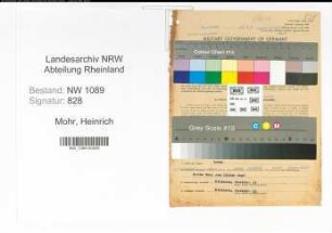 Entnazifizierung Heinrich Mohr , geb. 31.03.1920 (Polizist)