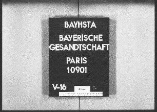 Harster, Wilhelm, Dr., Gymnasialprofessor in Speyer, Entleihung von lateinischen Handschriften aus den Bibliotheken in Brüssel, Valenciennes, und Douai, sowie aus der Nationalbibliothek in Paris