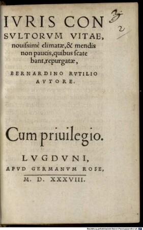 Veterum Iurisconsultorum vitae ...